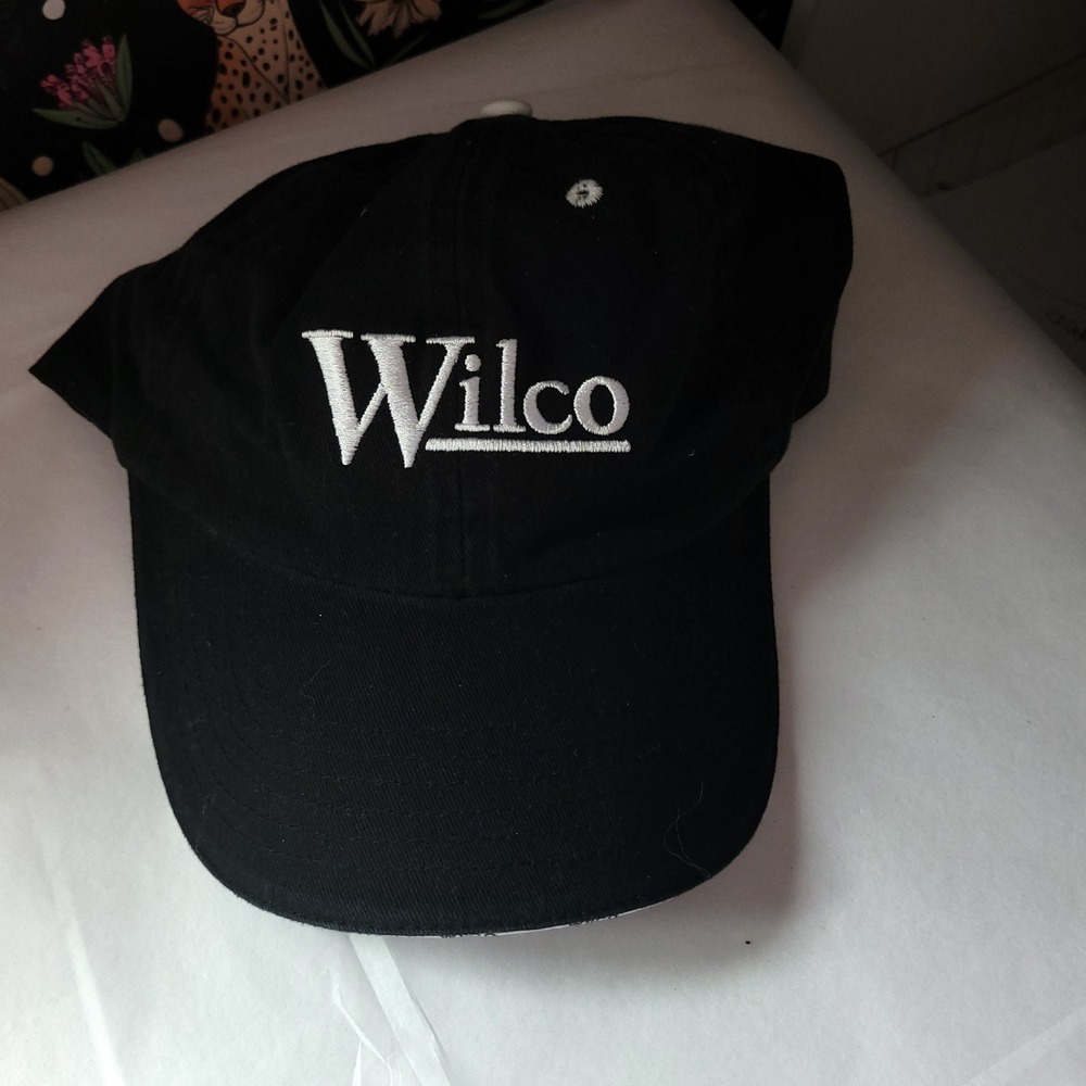 Wilco Band Hat Black Cotton Embroidered Access Nutrients Strapback Cap Logo Hat